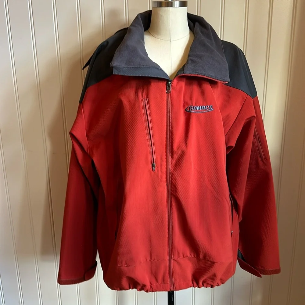 Orange and Grey Performance Jacket